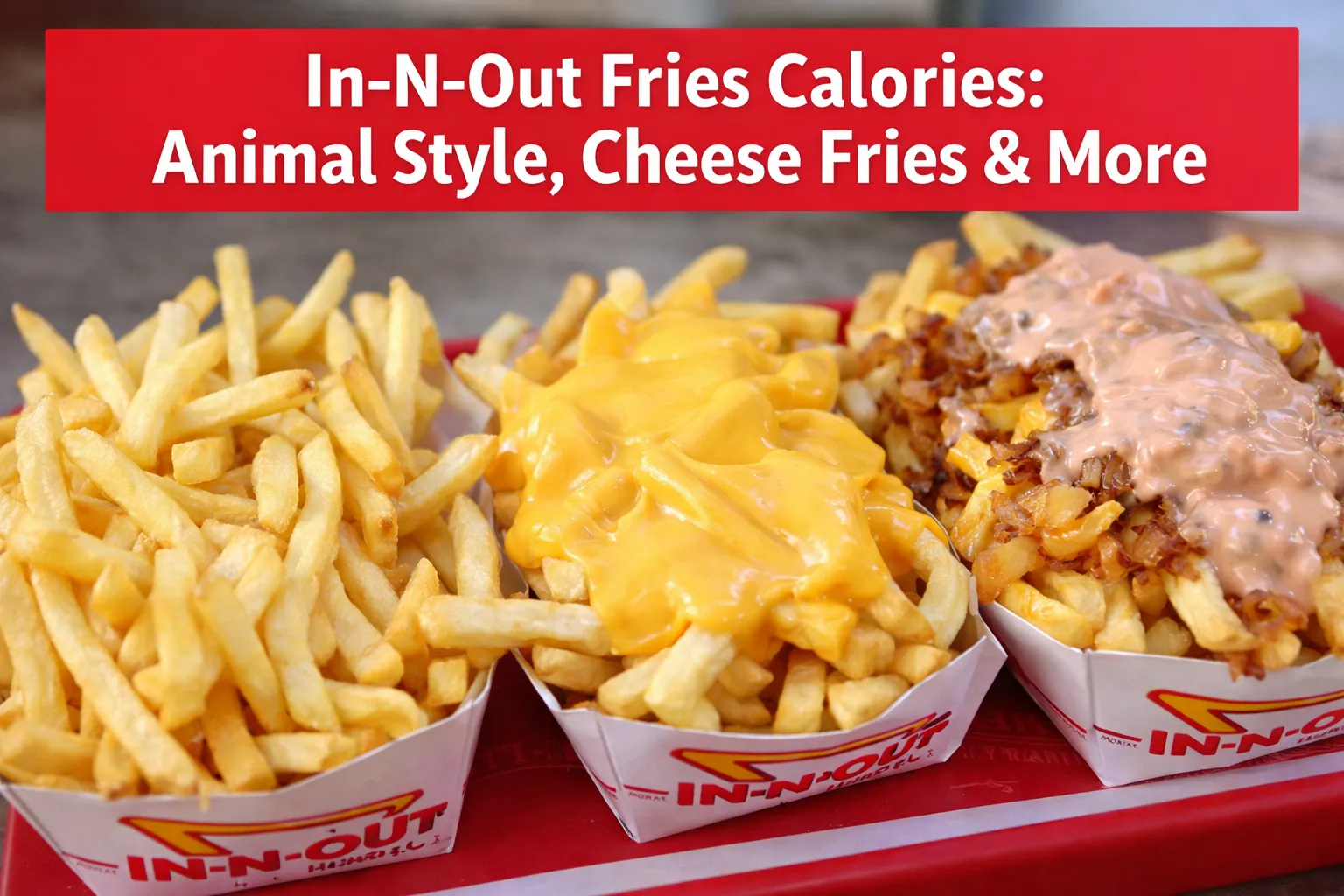 Guide to In-N-Out Fries Calories, Animal Style, Cheese Fries