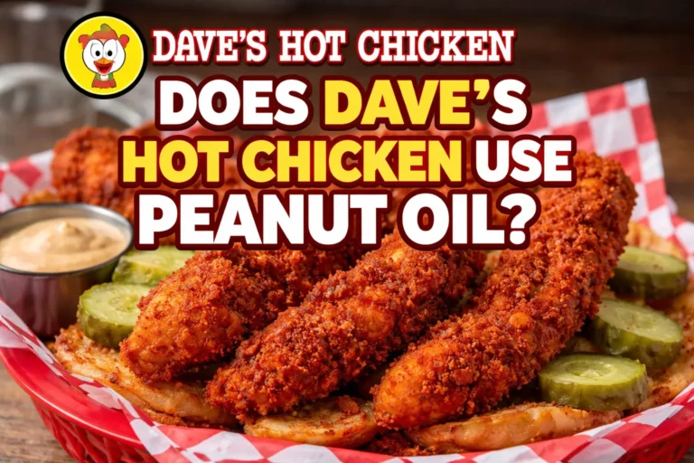 Does Dave’s Hot Chicken Use Peanut Oil